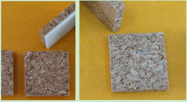 حشية الفلين خالية من الغراء