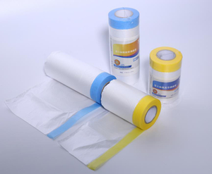 فيلم HDPE مع شريط لاصق لطلاء المنزل