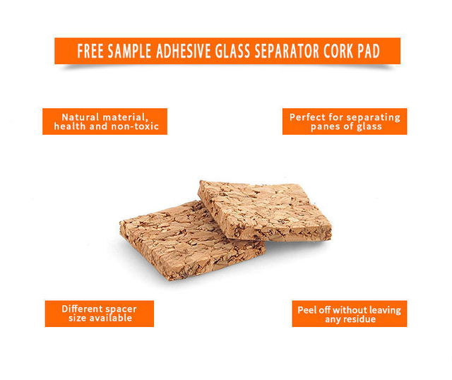 وسادات حماية زجاجية مع غراء قابل للإزالة